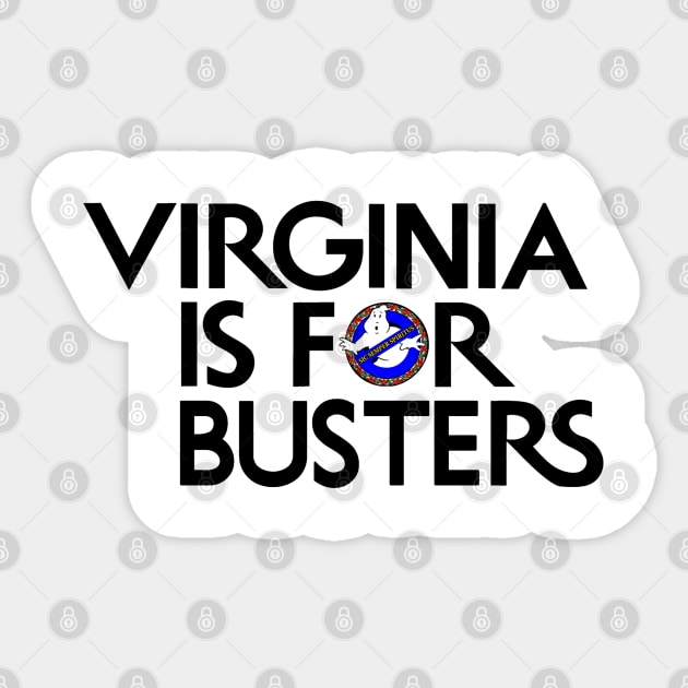 Virginia is For Busters Sticker by Ghostbusters Virginia